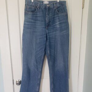 Zara high waisted wide leg jeans